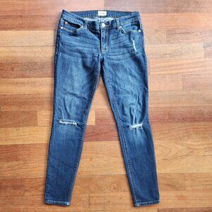 Hudson Krista Ankle Super Skinny Ripped Jeans Size 27